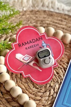 كارت سبحة رفيق التلاوة – أحمر دافئ